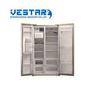 Luxury Quality Stainless Steel Frost-Free Household US Ice Maker and Water Dispenser Big Capacity Side by <b>Refrigerator</b> Side by S - Product Image 1