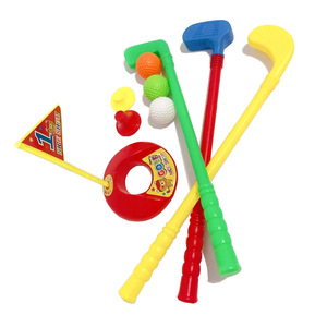 Ensemble de clubs de golf éducatifs pour enfants en plastique PC, 0-24 mois, jouets de sport pour bébés, activités parent-enfant en plein air - Product Image 1