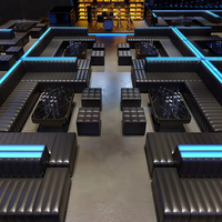 Nouvelle Arrivée : Comptoir de Bar LED Personnalisé pour Fast-food, KTV, Boîte de Nuit, Salon de Bar, Mobilier de Boîte de Nuit