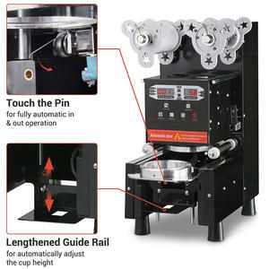 Machine automatique en acier inoxydable a Seller <span class=keywords><strong>Les</strong></span> Gobelets Scelleuse de tasses Boba Boisson <span class=keywords><strong>Bubble</strong></span> <span class=keywords><strong>Tea</strong></span> Machine automatique de scellage de tasses - Product Image 5