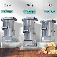 Commerciële roestvrijstalen taro zoete aardappelen hoefijzers wortel aardappel schiller groothandel volautomatische aardappelschilmachine