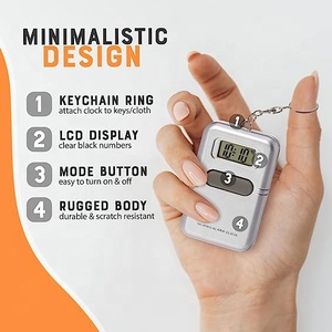 Talking <strong>Clock</strong> for Blind Keychain Alarm - Small <strong>Digital</strong> <strong>Clock</strong> Keychain With Alarm for Visually Impaired <strong>Digital</strong> Alarm <strong>Clock</strong> - Product Image 3