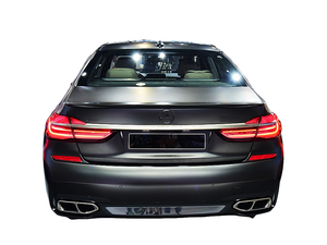 Convient pour 16-22 BMW Série 7 G11 G12 avec M760 aile fixe en fibre de carbone d'origine installée et collée - Product Image 3