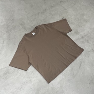 T-shirt <span class=keywords><strong>3D</strong></span> Puff Boxy avec logo personnalisé, <span class=keywords><strong>impression</strong></span> sérigraphique, coton lourd, manches courtes, taille plus, t-shirts boxy - Product Image 4