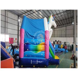 Castillo Inflable de Unicornio Arcoíris de Alta Calidad con Tobogán <span class=keywords><strong>para</strong></span> Niños, <span class=keywords><strong>para</strong></span> <span class=keywords><strong>Alquilar</strong></span> o <span class=keywords><strong>para</strong></span> <span class=keywords><strong>Fiestas</strong></span> - Product Image 5