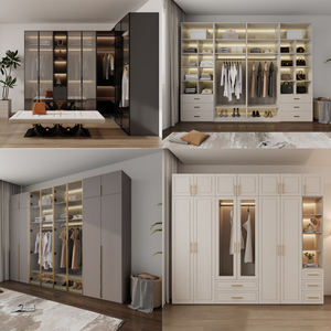 Armadio Moderno Eco-Friendly per Camera da Letto - Mobili Modulari con Pannelli in Legno Massello Laminato, Grande Capacità e 5+ Cassetti - Product Image 2