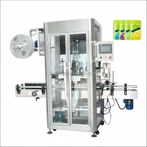 เครื่องติดฉลากขวดอัตโนมัติแบบไฟฟ้า พร้อมหน้าจอสัมผัส PLC สำหรับอุตสาหกรรมอาหารและเครื่องดื่ม ขวดพลาสติกทรงกลม - Product Image 1