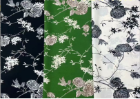 80GSM ป้องกันยาผ้าพิมพ์ลายกุหลาบน้อยที่สุดระบายอากาศได้ดีในฤดูใบไม้ผลิ/ฤดูร้อนกางเกงขากว้างแฟชั่น<span class=keywords><strong>บาง</strong></span>กระโปรงเสื้อเชิ้ต - Product Image 5