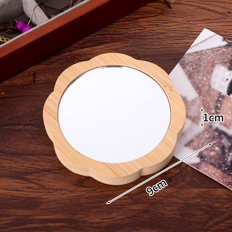 Style 4 [Petal-shaped Bamboo Wood Color]