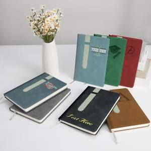 Carnet de notes personnalisé avec stylo à motif tulipe, coffret cadeau A5 ligné, cadeau d'entreprise, cadeau universitaire - Product Image 6