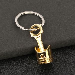 Creative Car Modification Engine Golden Piston <b>Keychain</b> Mini Metal Piston Key Pendant <b>Personalized</b> Metal <b>Keychain</b> - Product Image 4
