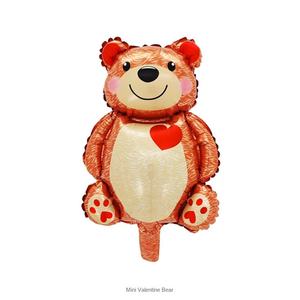 Article unique Mini dessin animé Alien feuille d'aluminium ballon nouvelle décoration de fête d'<span class=keywords><strong>anniversaire</strong></span> avec amour ours singe Panda - Product Image 4