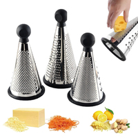 Râpe à légumes et fruits multifonction en acier inoxydable, outil de cuisine manuel, râpe à fromage, trancheuse et hachoir, compatible lave-vaisselle