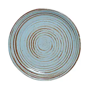Japanese Vintage Style Porcelain Dinnerware Stone Sage Vajjila Platos Crockery Platter Plate Pocelana Assiette Pottery Plate Set