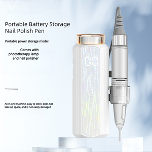 Machine à ongles 2 en 1, 35000 tr/min, avec lampe de durcissement UV, outil de ponçage électrique rechargeable portable pour enlever le gel - Product Image 2