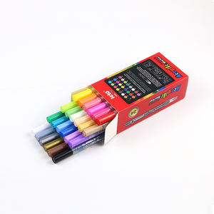 Leto 1105 Juego de Rotuladores de Pintura Acrílica a Base de Agua para Manualidades, 24 Colores, Apto para Roca, Madera, Cerámica y Tela - Product Image 6