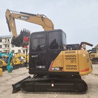 Excavator Bekas SANY SY75C PRO 43KW Mesin Isuzu, Penggali Hidrolik, Efisiensi Tinggi, Hemat Bahan Bakar, Mesin Konstruksi Dijual