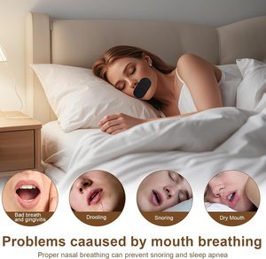 Cinta Nasal Premium de Bambú, Seda y Algodón con Aroma a Lavanda para Dormir Mejor y Reducir los Ronquidos, con Orificio para Respirar - Product Image 4