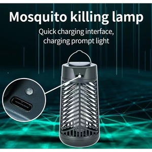 Lampe anti-moustiques électrique, alimentée par USB, portable, pour usage domestique intérieur et extérieur, corps en plastique - Product Image 5