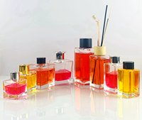 Bouteilles de diffuseur d'arôme en verre vide de luxe 50 ml 200ml Unique Loris Parfum Reed Diffuseur Emballage avec boîte