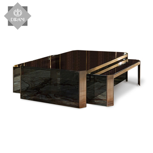 Muebles Antiguos Tallados a Mano, Juego de Mesa de Té Antigua, Madera de Cerezo Maciza, Muebles Reales de Madera, Mesa de Centro Antigua de Madera - Product Image 1