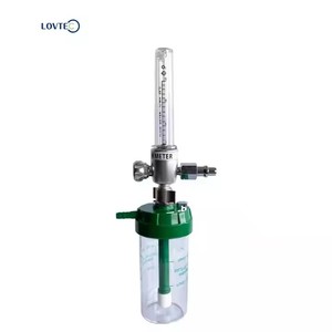Regulador <span class=keywords><strong>de</strong></span> Oxígeno Médico con Flujómetro y Botella Humidificadora para Hospital y Cuidado en el Hogar - Product Image 2