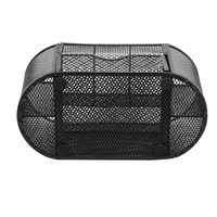 Porte-stylo de table multifonction Organisateur de bureau en maille métallique Porte-crayon pour la maison, le bureau et l'école Porte-papeterie