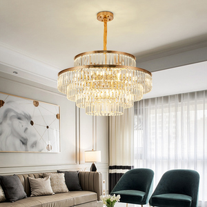 Lámpara de Araña Moderna de Lujo <span class=keywords><strong>para</strong></span> <span class=keywords><strong>Sala</strong></span> de Estar, Lámpara de Cristal Redonda Colgante, Lámpara de Techo <span class=keywords><strong>para</strong></span> <span class=keywords><strong>Comedor</strong></span> <span class=keywords><strong>y</strong></span> Dormitorio - Product Image 3