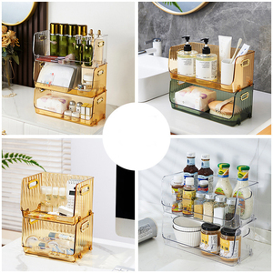 IStapromo Gifts Plastic Organizer <b>Storage</b> Rack Kitchen Corner <b>Storage</b> Rack Cosmetic <b>Storage</b> <b>Box</b> Hot Sale Acrylic Drawer Organize - Product Image 6