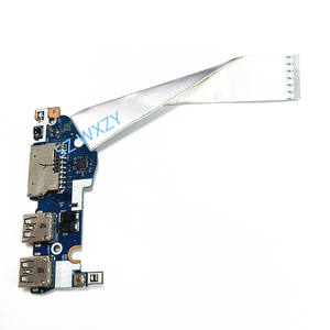 NOUVEAU Pour <span class=keywords><strong>LENOVO</strong></span> <span class=keywords><strong>ideapad</strong></span> S340-14IWL S340-14IML S340-14IIL lecteur de carte d'ordinateur portable USB Jack Power Button Board With <span class=keywords><strong>Cable</strong></span> LS-H10JP - Product Image 1