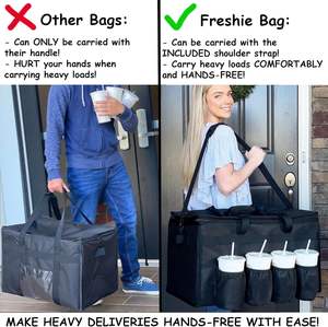 Muestra Gratuita de Bolsa Térmica Impermeable para Motocicleta, Bolsa de Reparto de Pizza, Mochila Aislada para Reparto de Comida en Bicicleta - Product Image 4