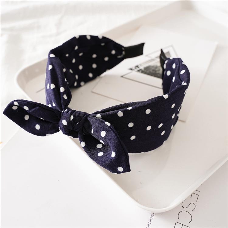 01 Polka-Navy Blue