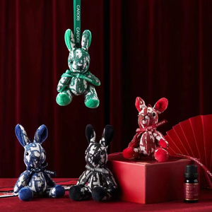 CARORI Rabbit Car Air Freshener New Pilot <strong>Diffuser</strong> <strong>Vent</strong> <strong>Clip</strong> Pilot Aromatherapy Car Interior Perfume Decoration Magnetic Design - Product Image 2