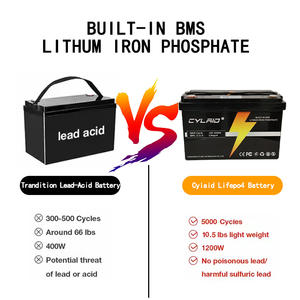 Batería de litio recargable de 12V, 100Ah, 24V, 48V, para barco de pesca, AGV, RV, carrito de golf, batería automática Lifepo4, batería de 12V y 100Ah - Product Image 2