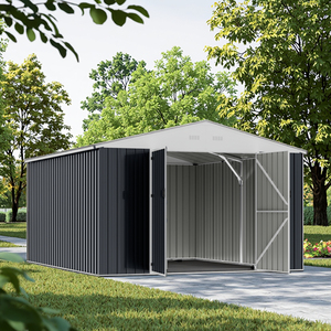 Kit de construction de hangar métallique EG0810-H160-2H, hangar pour <span class=keywords><strong>moto</strong></span>, rangement extérieur, <span class=keywords><strong>abri</strong></span> de <span class=keywords><strong>jardin</strong></span> - Product Image 6