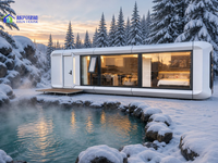 Premium 360-Grad-Raumkapsel-Haus mit Sternenbeobachtungs-Glasdach für Bergresorts und Hotels