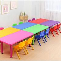Ensemble table et chaises pour enfants Kidomena, mobilier de maternelle, plastique durable, tables et chaises pour enfants pour fêtes