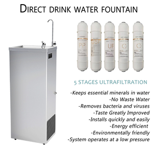 <span class=keywords><strong>Fuente</strong></span> de <span class=keywords><strong>Agua</strong></span> Potable <span class=keywords><strong>Purificada</strong></span> de Acero Inoxidable para Uso Público en Campus y Escuelas - Product Image 2