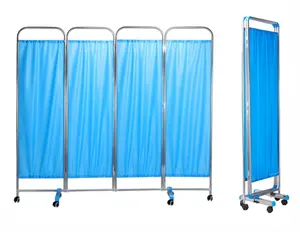 医用可移动房间隔板2-6面板隔板，带折叠屏幕，供医院使用