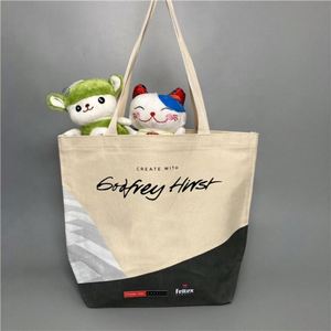 Bolsa de algodón de compras de lona con logotipo personalizado reutilizable ecológico Moq - Product Image 2