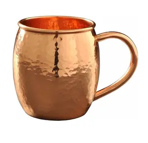 纯铜果汁杯饮水器热销优质铜咖啡杯锤骡子铜杯
