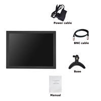 Aonpos Wholesale VGA Monitoring System Water Proof Portable Black PC Screen Display Monitor With Stand