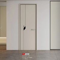 Porte intérieure en nid d'abeille entièrement en aluminium haute performance avec cadre de porte extrudé de précision insonorisé et résistant au feu