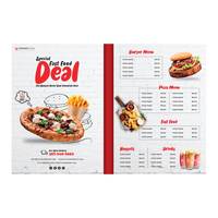 Meilleur dépliant avec impression de Menu de Restaurant