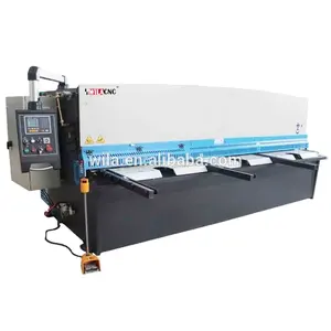 cnc metal machinery 3m cutting machine cuts 6mm sheet metals guillotine hydraulic