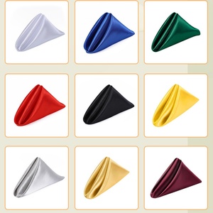 Servilletas de Tela Personalizadas para Bodas, Servilletas de Poliéster para Mesa de Comedor, para Fiestas, Banquetes y Eventos - Product Image 6