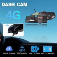 Holroadx Caméra embarquée 4G double objectif vision nocturne pour Ford Mustang Gen5 Gen7 Alimentation par boîtier de fusibles Asie Europe Afrique 2021-2026