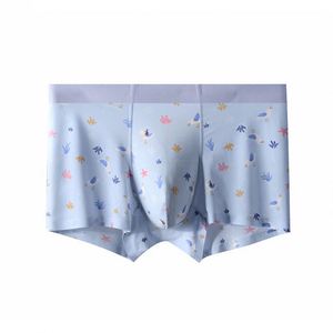 Ropa Interior de Algodón para Hombre, Calzoncillos Boxer Transpirables, Ropa Interior de Seda, Calzoncillos Boxer Sin Costuras para Hombre, Ropa Interior Sexy para Hombre - Product Image 2