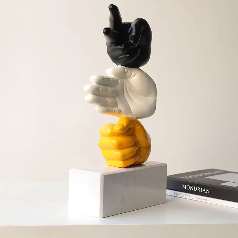 Hot Sale Nordic Modern Design Sculptuur Van Handen Creatief Interieur Voor Veranda