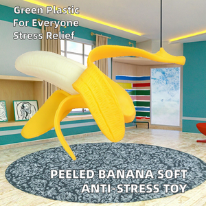 Juguete Antiestrés Creativo y Novedoso con Forma <span class=keywords><strong>de</strong></span> Plátano Pelado, Ecológico y Suave, para Mayores <span class=keywords><strong>de</strong></span> 14 Años y Venta al Por Mayor - Product Image 2